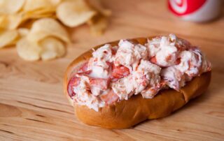 Lobster Roll with chips & Drink